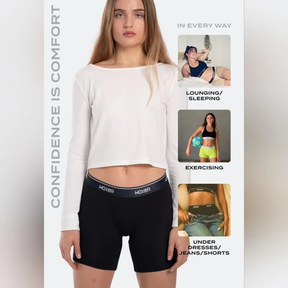 Woxer [2XL] Womens  Boxer Briefs Underwear, Baller 5” Boyshorts Panties - Picture 4 of 6